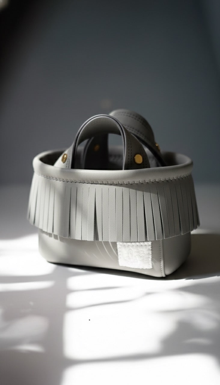 Pre-Order｜Fringe Mini Totebag – Gold Studs / 25 Colors