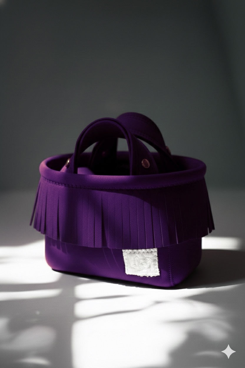 Pre-Order｜Fringe Mini Totebag – Gold Studs / 25 Colors