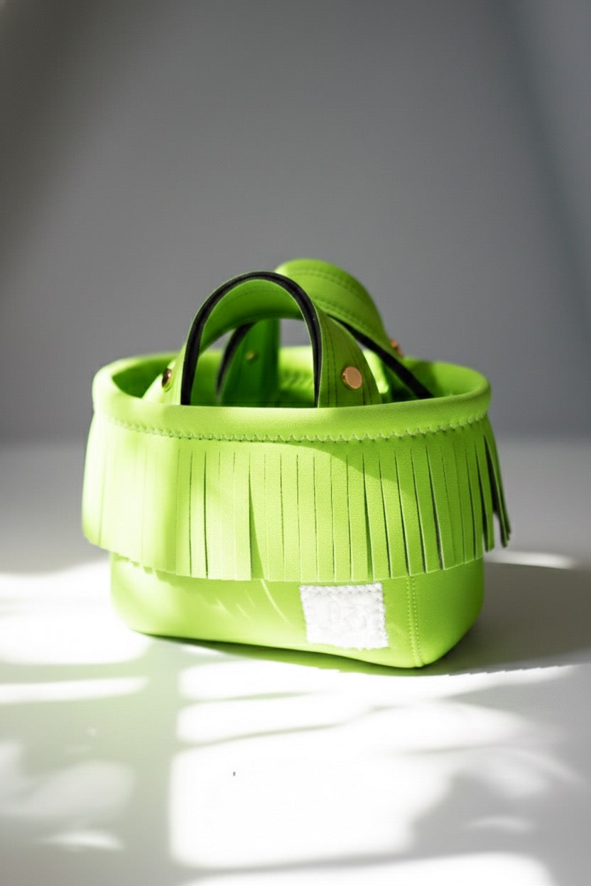 Pre-Order｜Fringe Mini Totebag – Gold Studs / 25 Colors