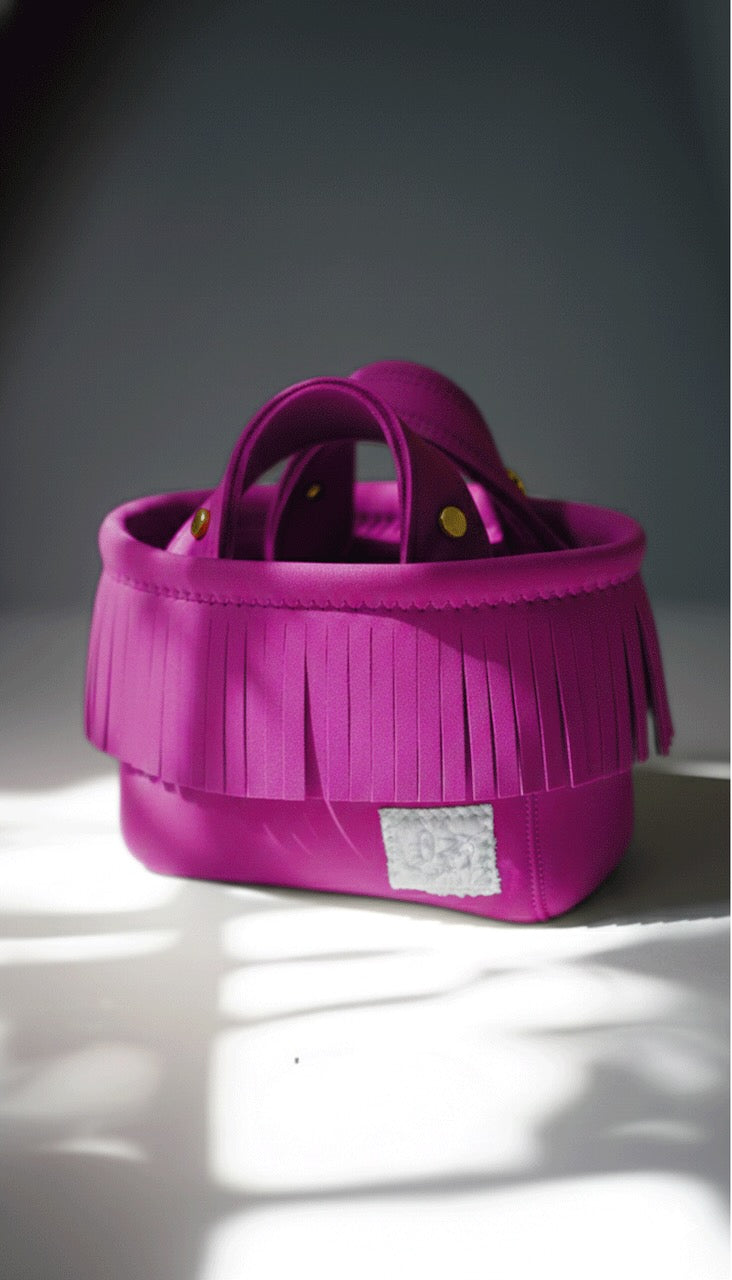 Pre-Order｜Fringe Mini Totebag – Gold Studs / 25 Colors